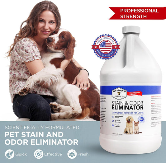 . Professional Strength Pet Odor Eliminator | Urine Odor Remover | Pet Urine Enzyme Cleaner | Pet Stain and Odor Remover | Enzymatic Cleaner for Dog Urine and Cat Urine