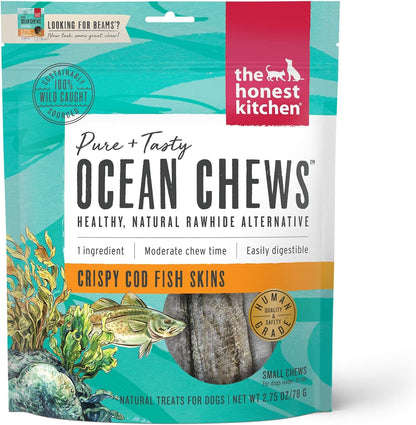 Wishes White Fish Filets Dog Treats, Human Grade Single Ingredient Dehydrated Fish Chews, High Protein Limited Ingredient Training Treats for Dogs, 3 oz