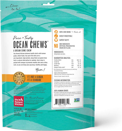 Wishes White Fish Filets Dog Treats, Human Grade Single Ingredient Dehydrated Fish Chews, High Protein Limited Ingredient Training Treats for Dogs, 3 oz