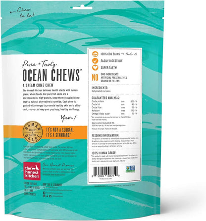 Wishes White Fish Filets Dog Treats, Human Grade Single Ingredient Dehydrated Fish Chews, High Protein Limited Ingredient Training Treats for Dogs, 3 oz
