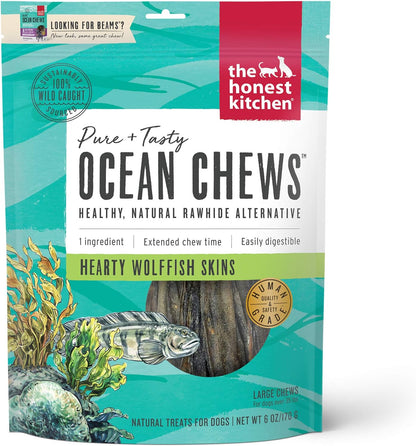 Wishes White Fish Filets Dog Treats, Human Grade Single Ingredient Dehydrated Fish Chews, High Protein Limited Ingredient Training Treats for Dogs, 3 oz