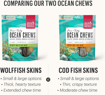 Wishes White Fish Filets Dog Treats, Human Grade Single Ingredient Dehydrated Fish Chews, High Protein Limited Ingredient Training Treats for Dogs, 3 oz