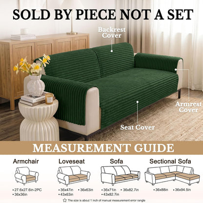 Waterproof Couch Cover for Dogs, Washable Non Slip Plush Protector