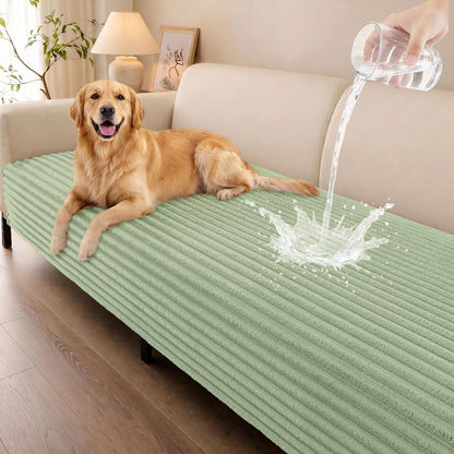 Waterproof Couch Cover for Dogs, Washable Non Slip Plush Protector