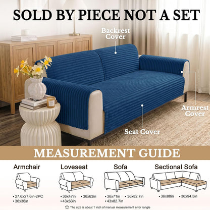 Waterproof Couch Cover for Dogs, Washable Non Slip Plush Protector