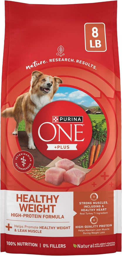Plus Healthy Weight Dry Dog Food, Real Turkey, 8 lb Bag