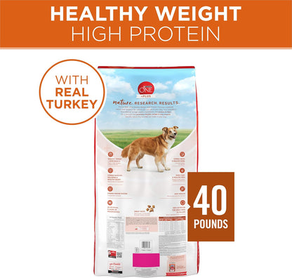 Plus Healthy Weight Dry Dog Food, Real Turkey, 8 lb Bag
