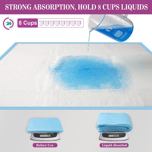 Dog Pee Pads Extra Large 28"x34", X-Large Training Puppy Pee Pads Super Absorbent & Leak-Proof, XL Disposable Pet Piddle Pad and Potty Pads for Dogs, Puppies, Doggie (XLarge:28"*34"-40 Ct)