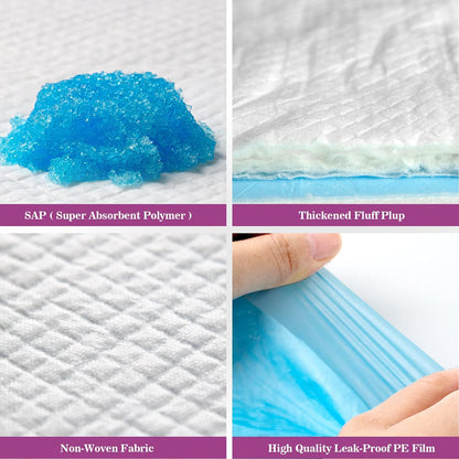 Dog Pee Pads Extra Large 28"x34", X-Large Training Puppy Pee Pads Super Absorbent & Leak-Proof, XL Disposable Pet Piddle Pad and Potty Pads for Dogs, Puppies, Doggie (XLarge:28"*34"-40 Ct)