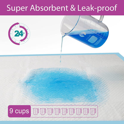 Dog Pee Pads Extra Large 28"x34", X-Large Training Puppy Pee Pads Super Absorbent & Leak-Proof, XL Disposable Pet Piddle Pad and Potty Pads for Dogs, Puppies, Doggie (XLarge:28"*34"-40 Ct)