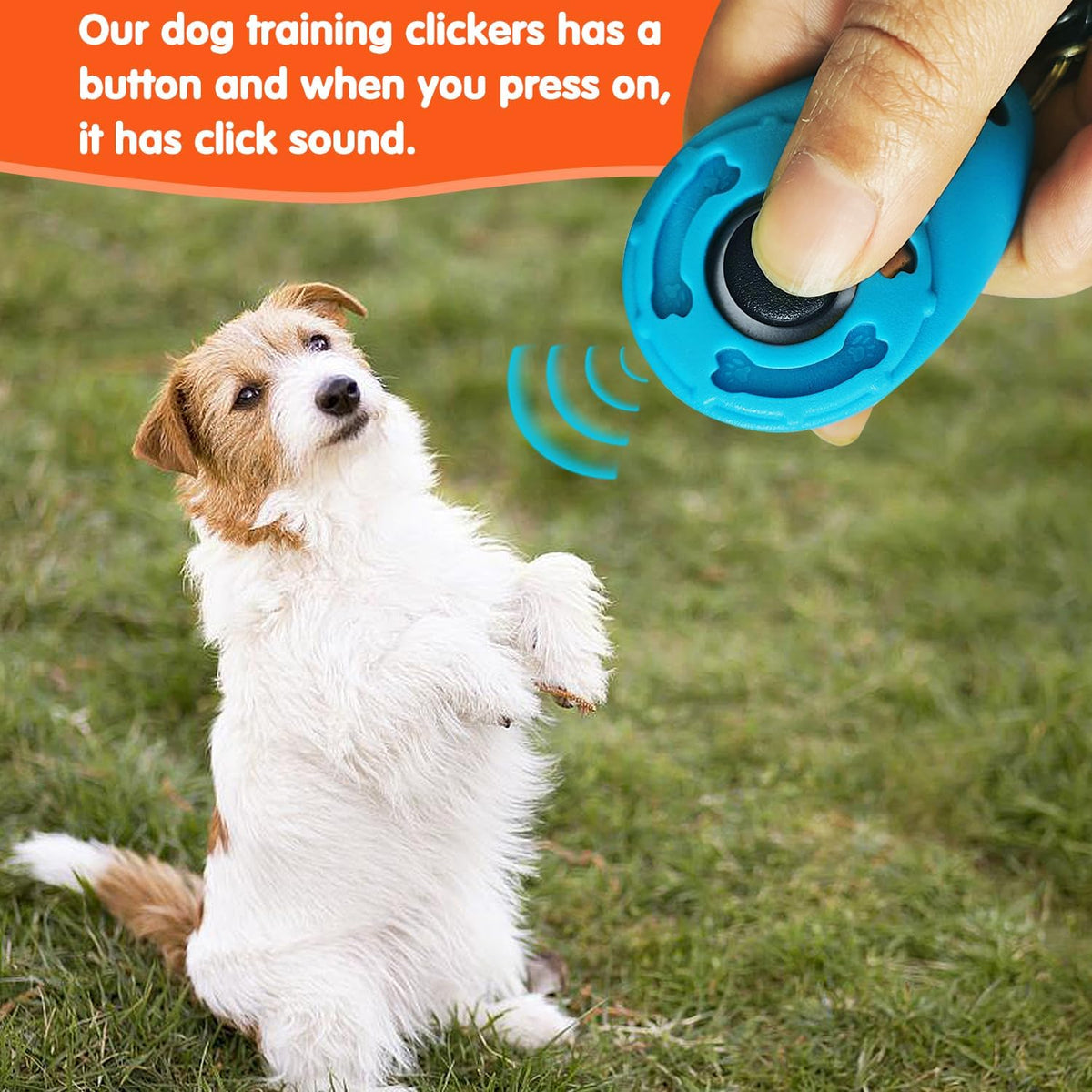 Training Kit - 1 Target Stick, 1 Training Clicker, 1 Whistle - Dog Training Equipment Tools, Cat Toilet Trainer Kit, Agility Training Lure Course For Dogs, Kitten Puppy Behavior Aids Trick (B Type)