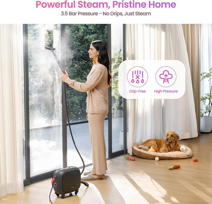 21-in-1 Steam Cleaner for Home, Heavy-Duty Steamer for Cleaning