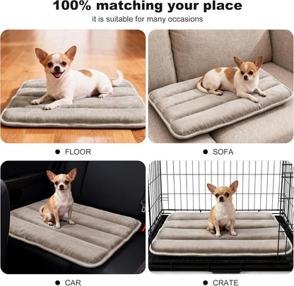 Dog Bed Mat – Soft & Comfortable Dog Kennel Pad for Crate – Durable Crate Bed & Mat for Dogs & Cats – Ideal for Crate, Kennel, and Home Use