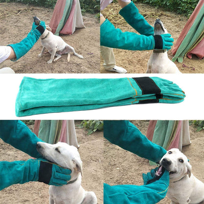 AOWPFVV Animal Handling Gloves Bite Proof Multipurpose Pet Glove for Trips to Vet Grooming Puncture Proof Training Anti-Bite Scratch for Cat Dog Snake Falcon Grabbing Reptile