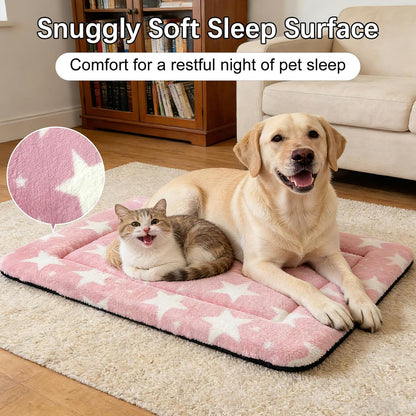 Dog Bed Mat – Soft & Comfortable Dog Kennel Pad for Crate – Durable Crate Bed & Mat for Dogs & Cats – Ideal for Crate, Kennel, and Home Use