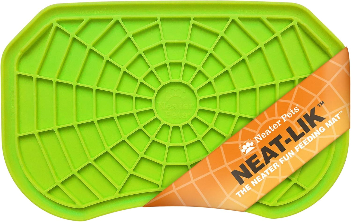 Neater Pets Neat-LIK Dog Lick Mat, Lick Mat for Dogs, Cats, Puppy, Reduces Anxiety & Boredom, Peanut Butter Slow Feeder, Interactive Treat Licking Pad, Licking Mats for Small & Large Breed (Purple)