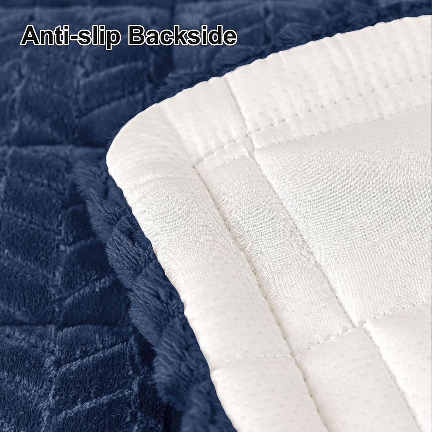 Smiry Non Slip Couch Covers for Dogs, Fuzzy Pet Couch Covers for 2-3 Cushion Sofa Pet Friendly, Soft Sofa Slipcovers Cushion Furniture Protector Washable (Beige, 27.6" x 59")