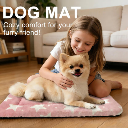 Dog Bed Mat – Soft & Comfortable Dog Kennel Pad for Crate – Durable Crate Bed & Mat for Dogs & Cats – Ideal for Crate, Kennel, and Home Use