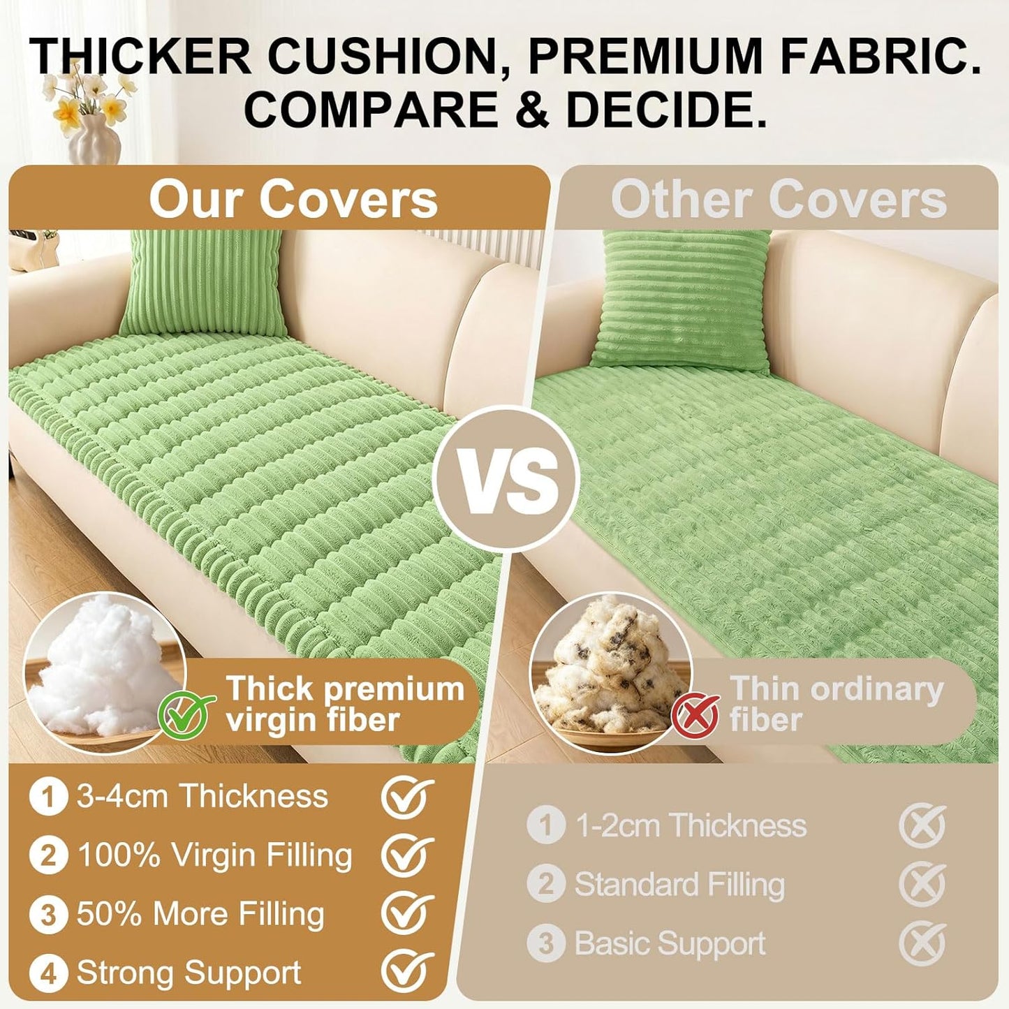 Smiry Couch Cover for Dogs, Non Slip Washable Sofa Protector for Pets, Soft Furniture Cover for Leather & Fabric Couches, Cozy Protect Against Fur, Dirt & Everyday Messes (Dark Grey, 27.6" x 59")