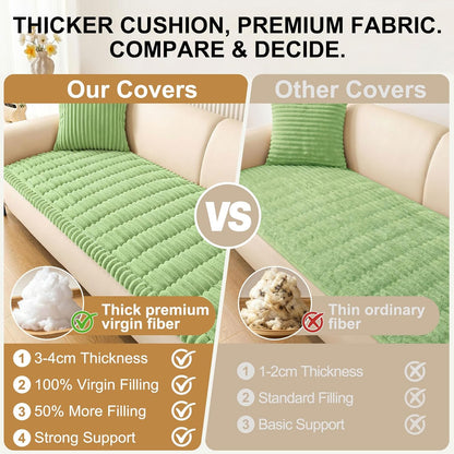 Smiry Couch Cover for Dogs, Non Slip Washable Sofa Protector for Pets, Soft Furniture Cover for Leather & Fabric Couches, Cozy Protect Against Fur, Dirt & Everyday Messes (Dark Grey, 27.6" x 59")