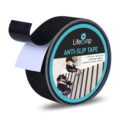 LifeGrip Anti Slip Transparent Anti Slip Tape, 4 inch by 30 feet, Non-Slip Traction Grip Tape to Tubs, Boats, Stairs, Clear, Soft, Comfortable for Bare feet (4" X 30')
