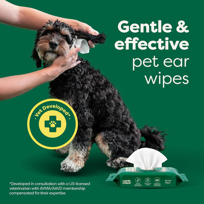 Earth Rated Dog Wipes, Hypoallergenic, Cleaning and Hydrating, for Grooming Paws, Body and Butt, Lavender Scented, 400 Count