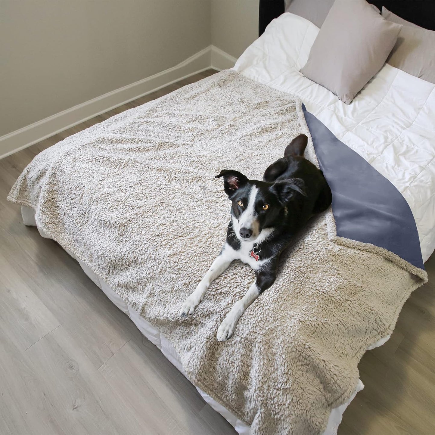 Kritter Planet Waterproof Dog Blanket, Reversible Water Proof Pet Blanket for Couch, Bed & Sofa, Washable Couch Covers for Large Dogs - Protects Furniture from Fur, Dirt, and Accidents