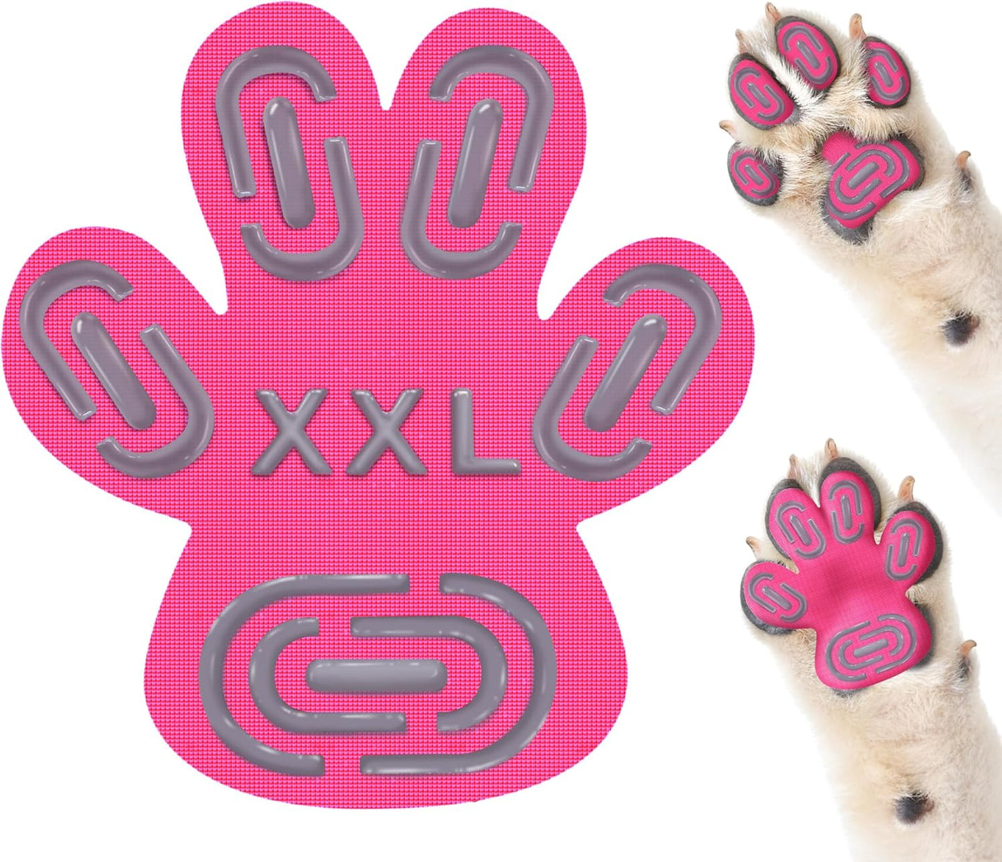 Anti-Slip Dog Paw Protector Pads for Senior Dogs, Dog Paw Adhesive Pads on Hardwood Floor,Senior Pets Essentials with Strong Traction,Puppy Grippers,12 Sets 48 pc M