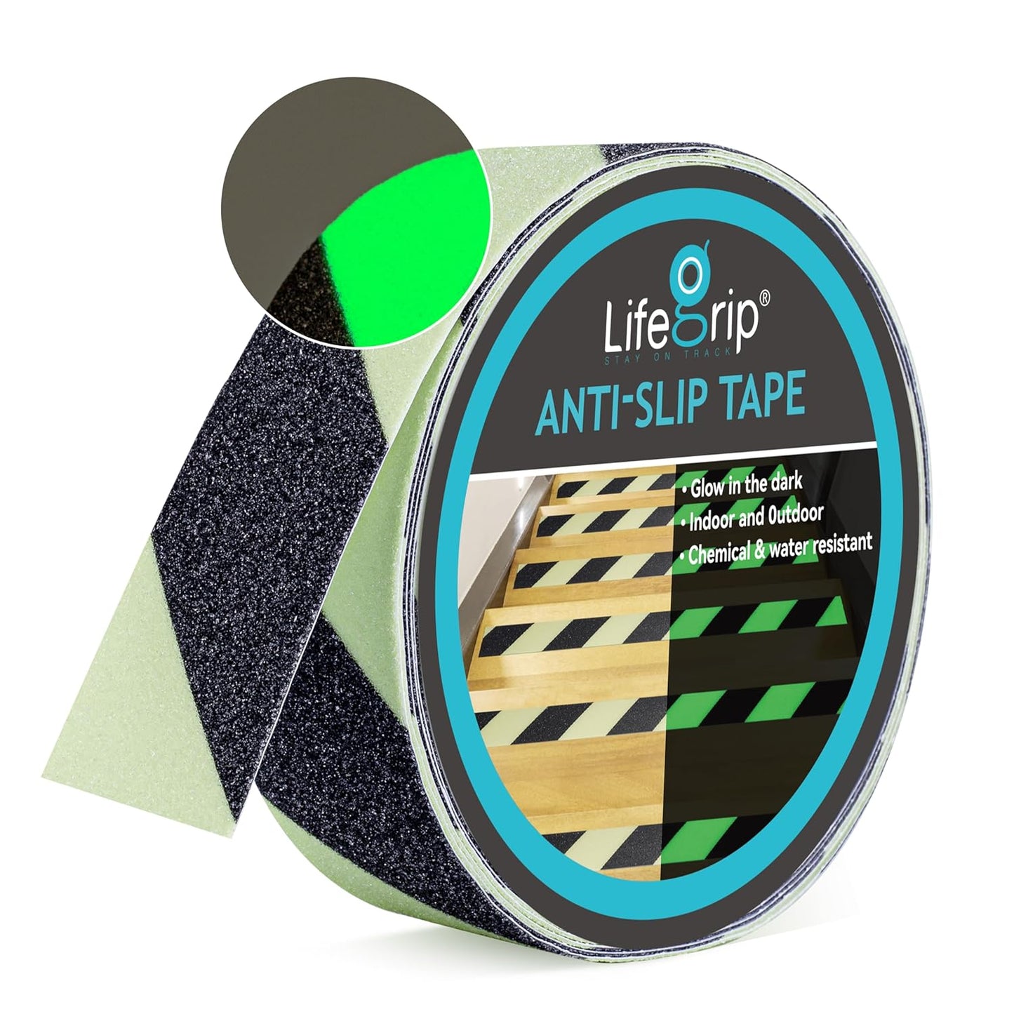 LifeGrip Anti Slip Transparent Anti Slip Tape, 4 inch by 30 feet, Non-Slip Traction Grip Tape to Tubs, Boats, Stairs, Clear, Soft, Comfortable for Bare feet (4" X 30')