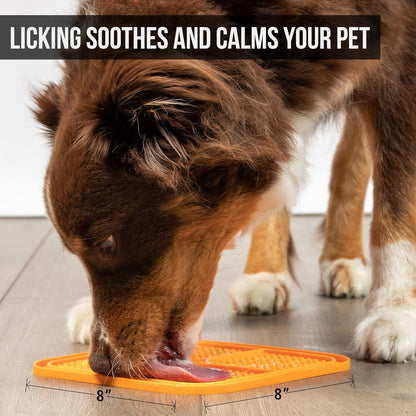 Hyper Pet IQ Treat Lick Mat for Dogs & Cats | Dog & Cat Slow Feeder & Enrichment Toy | Made in USA