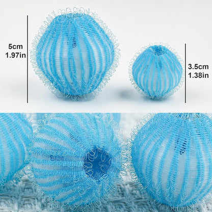20Pcs Pet Hair Remover for Laundry - 1.4 inch Mini Ball Lint Traps for Washing/Dryer Machine,Effective Cat Dog Laundry Pet Hair Catcher for Clothes,Sheets,Towels,Not Damage Fabric