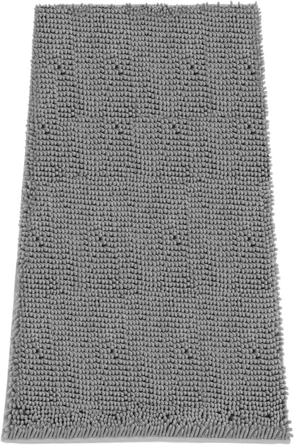 Absorbent Dog Door Mat for Muddy Paws, 60" x 24" Chenille Indoor Mats for Entryway, Trap Dirt Front Door Mat Indoor Entrance Washable Non Slip Soft