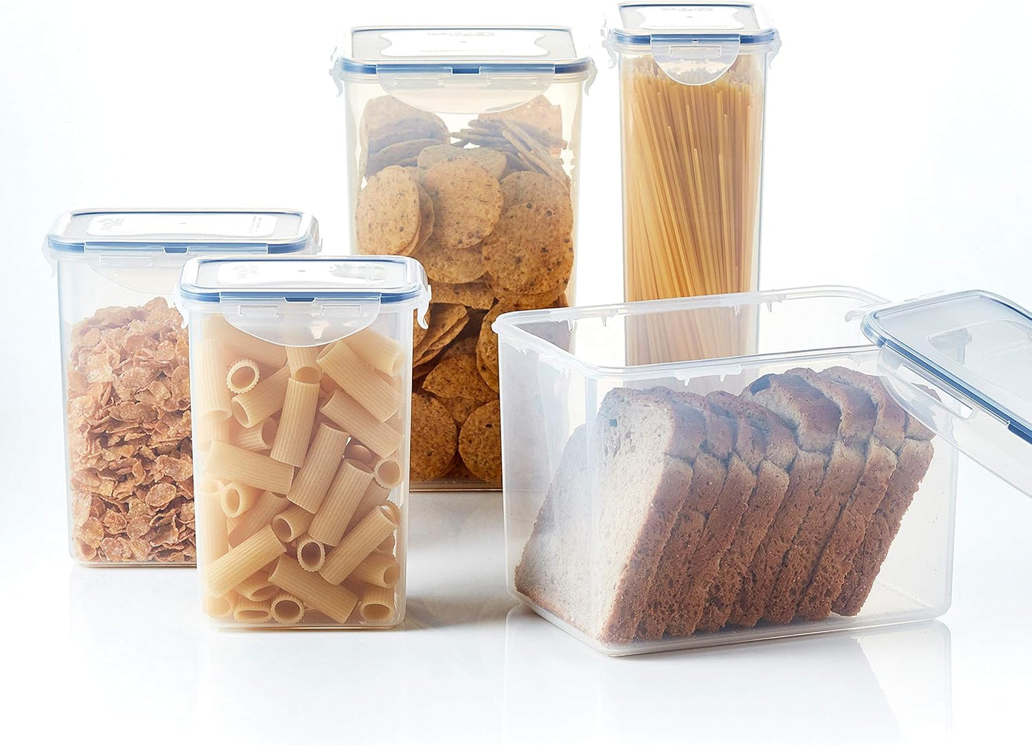 Lock & Lock Bulk Storage Bins Food Storage Container with Wheels (50.72-Cup)