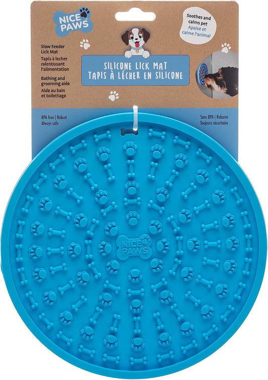 Lick Mat for Dogs & Cats – Fun-Filled Dog Distraction Pad with Suction Cups, Ideal for Treat Time, Grooming, and Dental Health - 1 Mat per Purchase