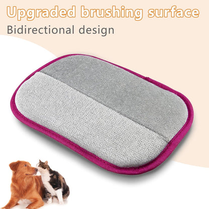 Thickened Pet Hair Removal Glove - Electrostatic Cat Dog Hair Remover Glove, Reusable Magic Brush Pet Hair Remover Tool for Couch, Carpet, and Car Seat (Black,1 Pack)