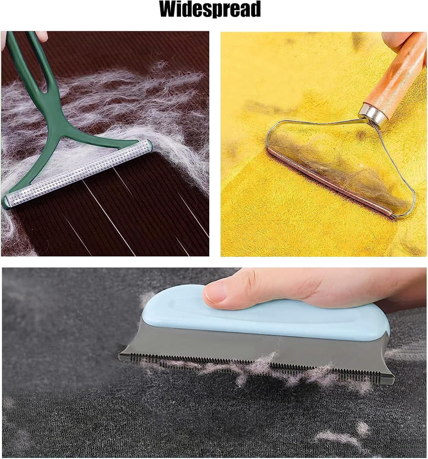 5 Pack Pet Hair Remover, Portable Dog Cat Hair Remover, Lint Remover, Reusable Pet Hair Removal Tool, Lint Shaver Cleaner Pro, Carpet Scraper for Couch Furniture, Blanket, Clothing, Carpet, Rugs