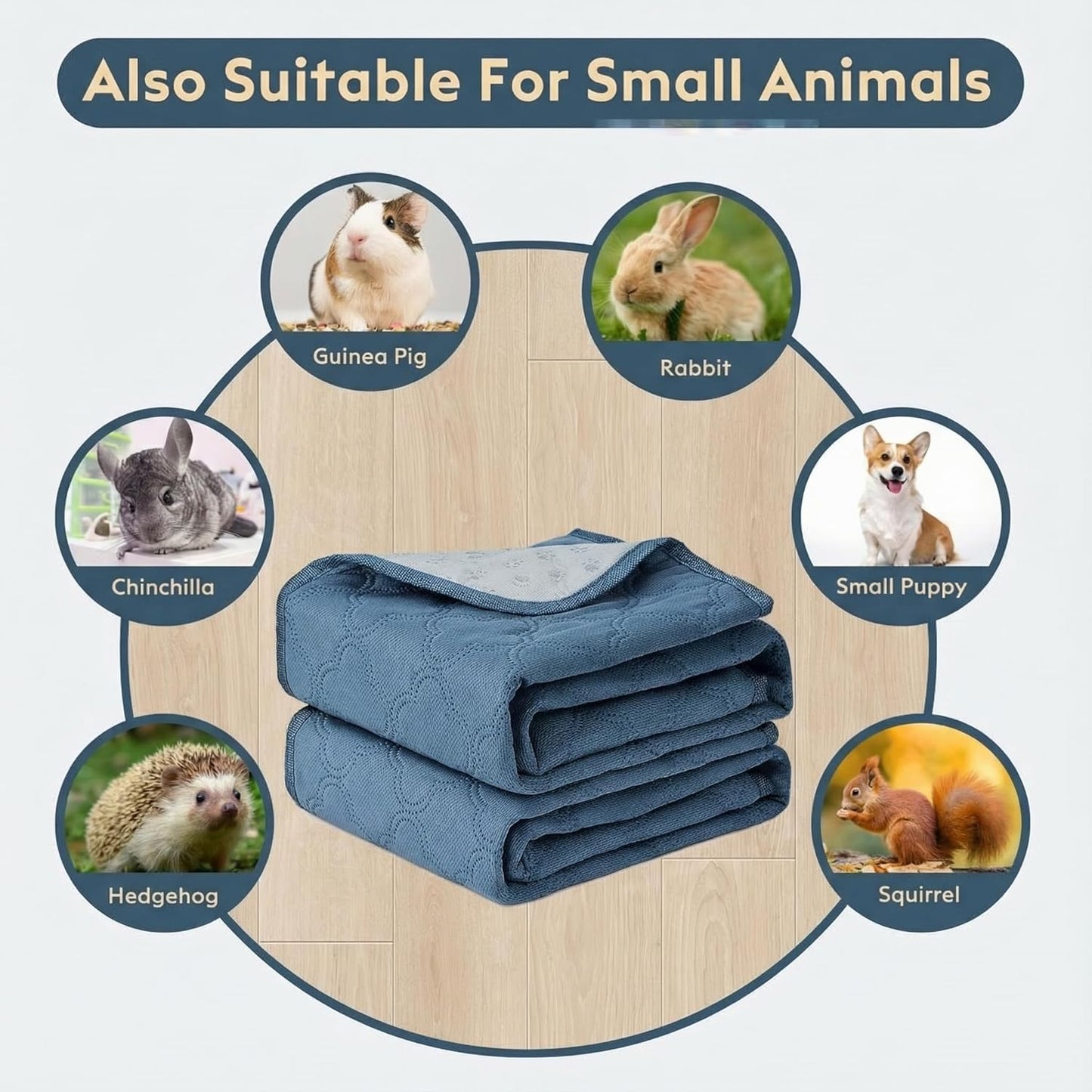 FunFurry Washable Pee Pads for Dogs - 4 Pack Reusable Pee Pads，Waterproof Puppy Pads，Pet Training Pads，Super Absorbent with Dog Paw Shape Non-Slip Backing (Cream, 18" X 24" - 4 Pack)