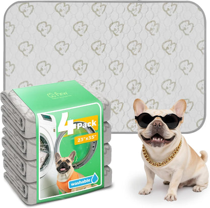 FXW Washable Pee Pads for Dogs, Puppy Pads with Super Absorbent, Specifically Designed for FXW Rollick/Homeplus 24inch 6 Panels Dog Playpen, 39" x 63" Rectangle, Khaki, 1 Pack