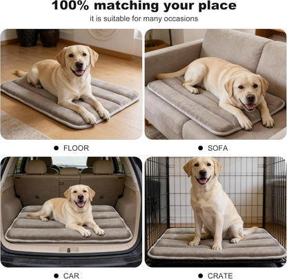 Dog Bed Mat – Soft & Comfortable Dog Kennel Pad for Crate – Durable Crate Bed & Mat for Dogs & Cats – Ideal for Crate, Kennel, and Home Use