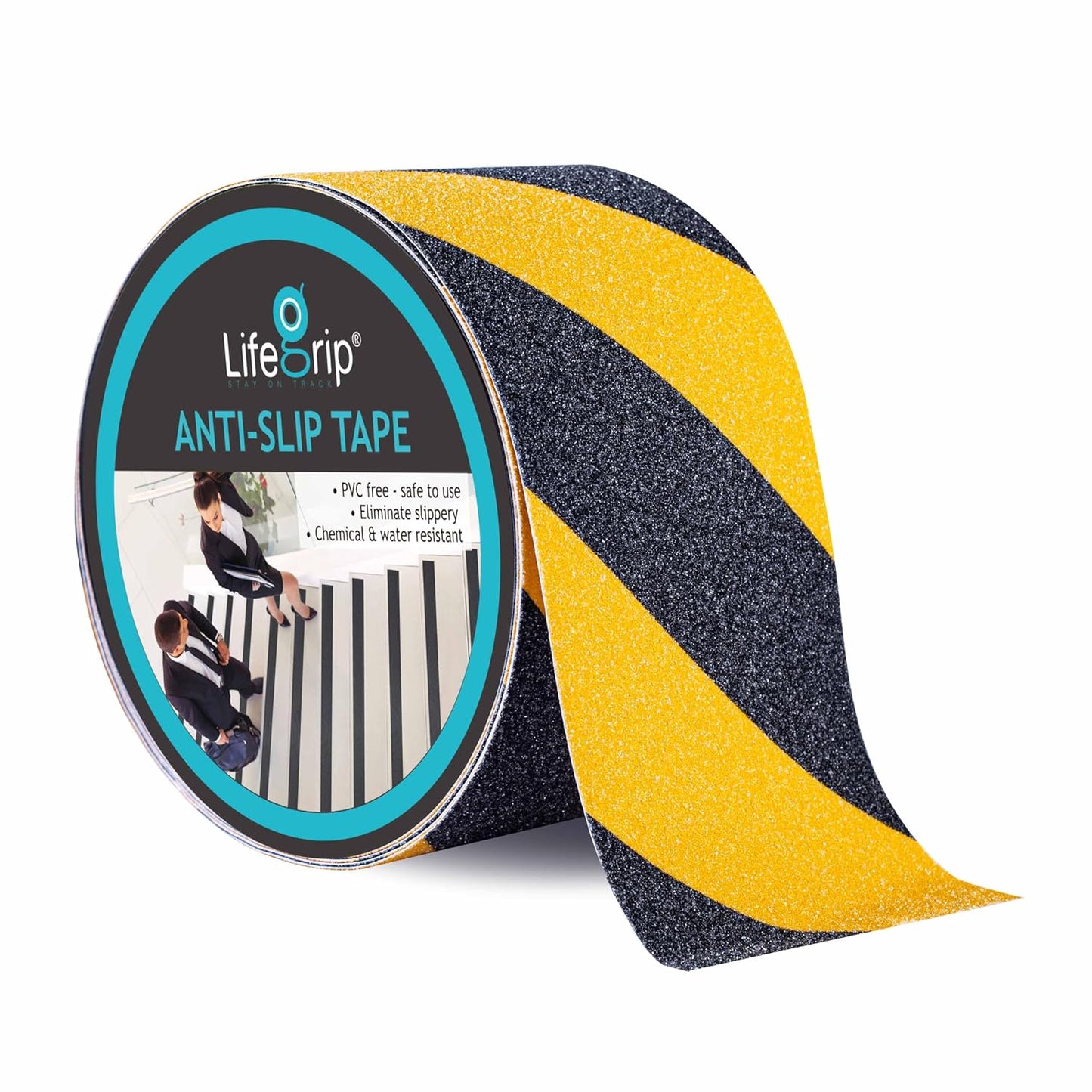 LifeGrip Anti Slip Transparent Anti Slip Tape, 4 inch by 30 feet, Non-Slip Traction Grip Tape to Tubs, Boats, Stairs, Clear, Soft, Comfortable for Bare feet (4" X 30')