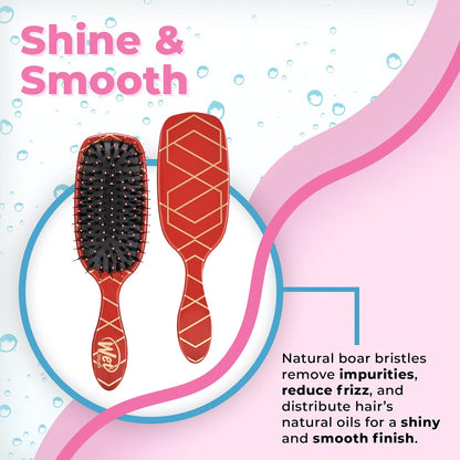 Wet Brush Pet Hair Brush, Smooth, Shiny Fur, Dog and Cat Hairbrush, De-Shedding Comb & Dematting Tool for Grooming Long or Short-Haired Dogs, Tangle-Free for Less Pulling & Tugging, Teal
