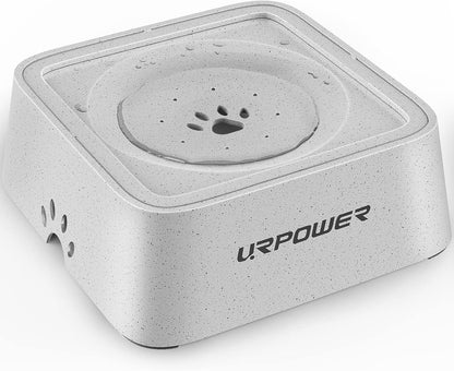 URPOWER 2.5L Dog Water Bowl 85oz Large Capacity Dog Bowls No Spill Pet Water Dispenser for Messy Drinkers Splash Proof Slow Feeder Vehicle Carried Travel Bowl for Dogs, Cats &Pets