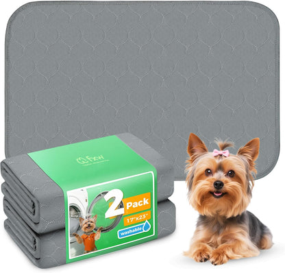 FXW Washable Pee Pads for Dogs, Puppy Pads with Super Absorbent, Specifically Designed for FXW Rollick/Homeplus 24inch 6 Panels Dog Playpen, 39" x 63" Rectangle, Khaki, 1 Pack