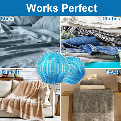 20Pcs Pet Hair Remover for Laundry - 1.4 inch Mini Ball Lint Traps for Washing/Dryer Machine,Effective Cat Dog Laundry Pet Hair Catcher for Clothes,Sheets,Towels,Not Damage Fabric