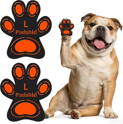 Anti Slip Dog Paw Pads for Senior Dogs - Paw Grips for Hardwood Floors, Enhanced Balance Traction Pads, Breathable Pet Paw Stickers Protectors for Dogs 7 Sets (28 Pcs) XXXL