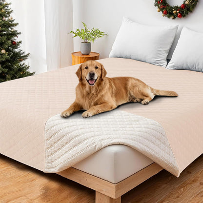Waterproof Dog Blanket, Non-Slip Soft Pet Bed Cover, Couch Cover for Dogs Washable, Protects Sofa, Furniture, Crate, Car, Tear Resistant Leakproof Pet Blanket (30x70 Inch, Dark Grey)