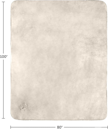 Waterproof Pet Blanket - 50x60-Inch Reversible Sherpa Fleece Throw Protects Couches, Cars, and Beds from Spills, Stains, and Fur by PETMAKER (Gray)