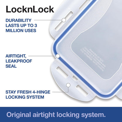Lock & Lock Bulk Storage Bins Food Storage Container with Wheels (50.72-Cup)