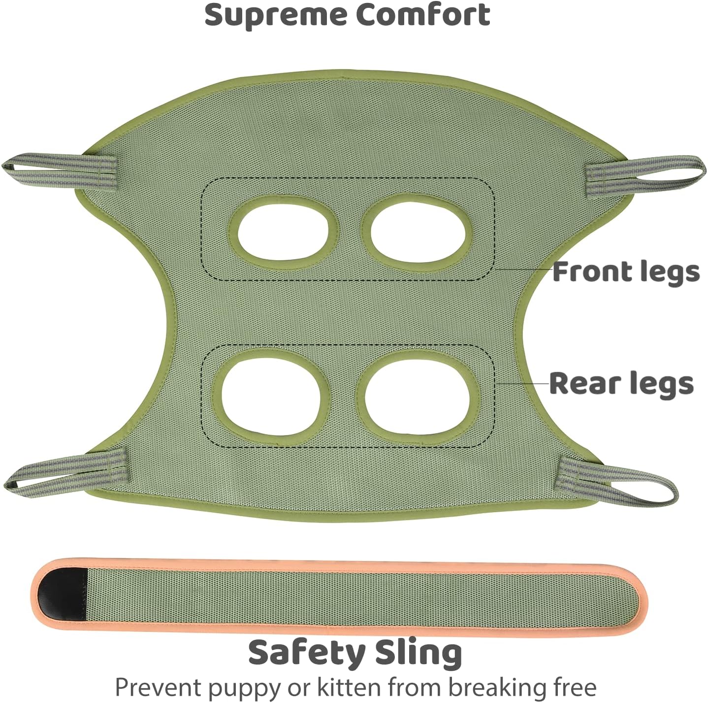 Guzekier Dog Grooming Hammock Harness for Dogs, Dog Nail Clipper