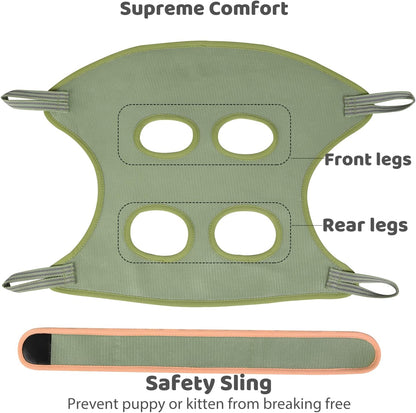Guzekier Dog Grooming Hammock Harness for Dogs, Dog Nail Clipper